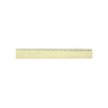 Règle plate en bois naturel - largeur 4 cm - certifiée PEFC SAFETOOL