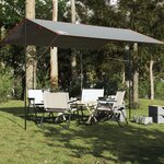 vidaXL Bâche de camping gris et orange 400x294 cm imperméable