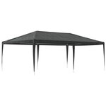 vidaXL Tente de réception professionnelle 4x6 m Anthracite 90 g/m²