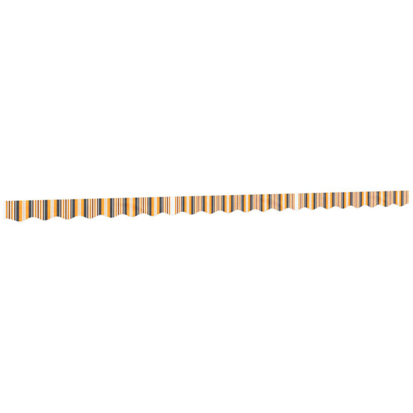 vidaXL Tissu de remplacement de cantonnière d’auvent rayure jaune gris