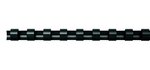 Pack 25 Baguettes à Relier Plastique 21 Anneaux A4 10 mm Noir FELLOWES