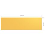 vidaXL Écran de balcon Jaune 120x400 cm Tissu Oxford