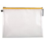 Pochette À Fermeture Éclair En Plastique Souple - Couleurs Assorties - X 10 - Exacompta