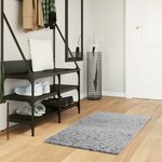 vidaXL Tapis shaggy PAMPLONA poils longs moderne gris 60x110 cm