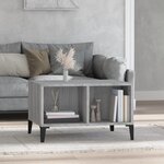 vidaXL Table basse Sonoma gris 60x50x36 5 cm Bois d'ingénierie