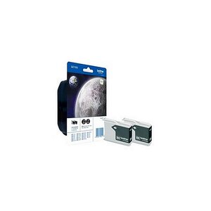 Brother lc-1000 pack 2 cartouches noir lc1000bkbp2 (lune)