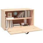 vidaXL Armoire murale 60x30x35 cm Bois de pin massif