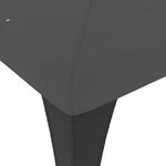 vidaXL Tonnelle à double toit anthracite 2 98x2 98 m acier