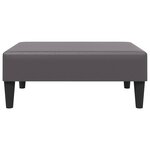 vidaXL Ensemble de canapés 2 Pièces gris similicuir
