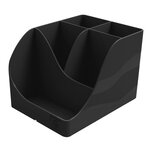 Pot À Crayons Pen Wave Neo Deco - Noir - X 4 - Exacompta