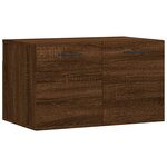 vidaXL Armoire murale Chêne marron 60x36 5x35 cm Bois d'ingénierie