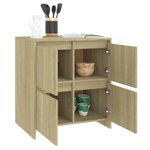 vidaXL Buffet Chêne sonoma 70x41x75 cm Bois d'ingénierie