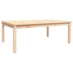 vidaXL Table de jardin 121x82 5x45 cm bois massif de pin