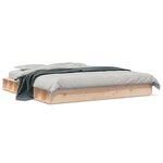 vidaXL Cadre de lit 200x200 cm bois de pin massif