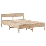 vidaXL Cadre de lit sans matelas 140x200 cm bois massif de pin