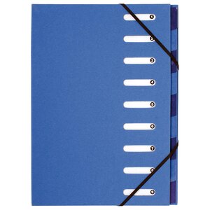Trieur Harmonika® Forever 9 Compartiments - Bleu Clair - X 6 - Exacompta