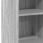 vidaXL Buffet sonoma gris 40x41x93 cm bois d'ingénierie