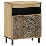 vidaXL Armoire latérale 60x33x75 cm bois massif de manguier
