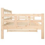 vidaXL Lit de jour Bois massif de pin 90x200 cm