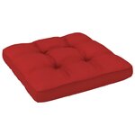 vidaXL Pouf palette de jardin Bois de pin imprégné de blanc