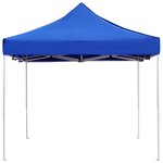 vidaXL Tente de réception pliable Aluminium 4 5x3 m Bleu