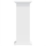 vidaXL Support pour plantes blanc 33x33x80 cm bois d'ingénierie