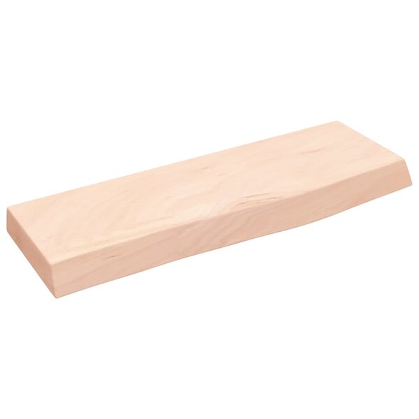 vidaXL Étagère murale 60x20x4 cm bois de chêne massif non traité