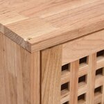 vidaXL Armoire murale 42x18x42 cm Bois massif de noyer