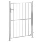 vidaXL Portail de jardin 100x125 cm acier inoxydable
