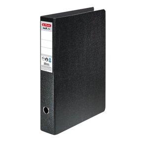 Classeur carton rigimax.file A3 à la française dos de 75 mm noir HERLITZ