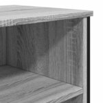 vidaXL Buffet sonoma gris 91x35 5x74 5 cm bois d'ingénierie