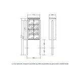 Bloc collectif leabox.com  2x4  grade 3  simple face  Extérieur  fixation sur pieds à sceller  Vert mai RAL 6017 finition brillante