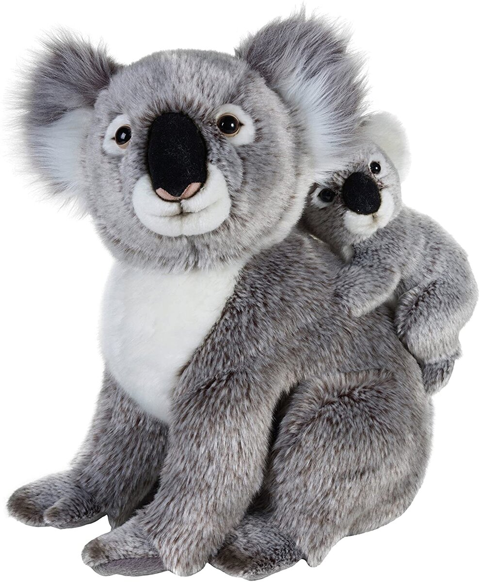 Koda le koala gris 70cm - made in france - peluche géante