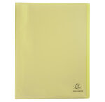 Protège-documents En Polypropylène Semi Rigide Chromaline Pastel 80 Vues - A4 - Jaune - X 10 - Exacompta