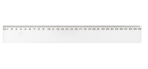 Règle plate 300 mm en plastique WONDAY