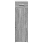 vidaXL Buffet sonoma gris 30x42 5x93 cm bois d'ingénierie