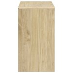 vidaXL Buffet SAUDA chêne 114x43x75 5 cm bois massif de pin