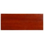 vidaXL Table console Marron classique 90x30x75 cm Bois d'acajou massif