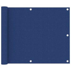 vidaXL Écran de balcon Bleu 75x400 cm Tissu Oxford