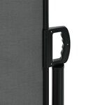 vidaXL Auvent latéral rétractable anthracite 160x1200 cm