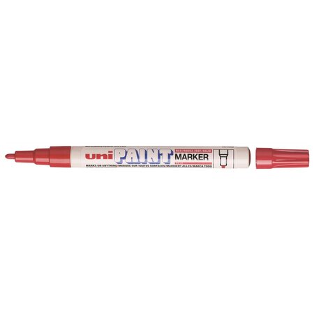 Marqueur PAINT Marker PX21 Pointe conique fine 0,8 - 1,2mm Rouge x 12 UNI-BALL