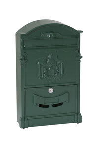 Boîte aux lettres style rétro - classique Residencia D-2151/V Aluminium Vert