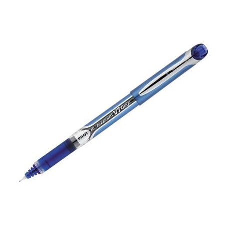 Stylo roller à encre Hi-Tecpoint V7 Grip Pte Moyenne Bleu PILOT