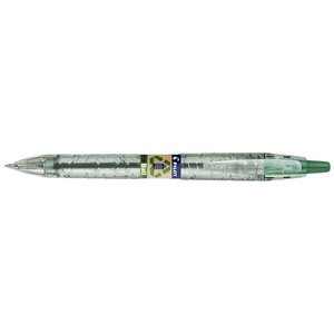 Stylo bille rétractable b2p ecoball 10 vert pilot