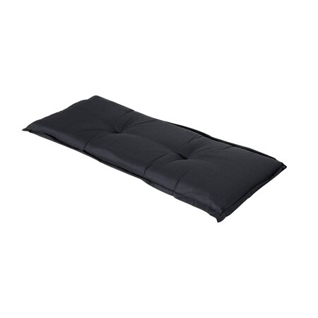 Madison Coussin de banc Basic 120x48 cm noir