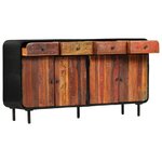 vidaXL Buffet Bois de récupération solide 140 x 35 x 76 cm