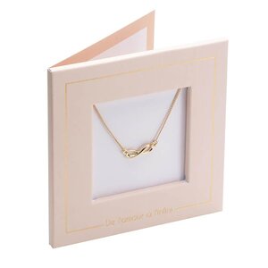 Carte bijou - collier signe infini - draeger paris