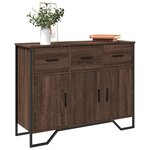 vidaXL Buffet chêne marron 97x32 5x74 5 cm bois d'ingénierie