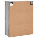 vidaXL Armoire murale sonoma gris 69 5x34x90 cm