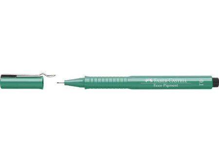 Stylo feutre ECCO PIGMENT 0,5 mm, vert FABER-CASTELL